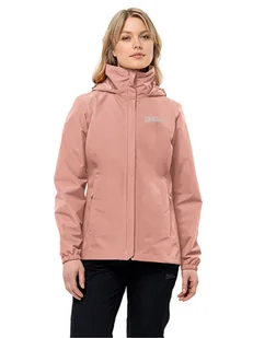 Jack Wolfskin Kurtka przeciwdeszczowa "Stormy Point" w kolorze jasnoróżowym - Kurtki i kamizelki sportowe damskie - miniaturka - grafika 1