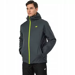 4F męska kurtka narciarska zimowa sportowa wodoodporna 5000 mm/m2 (antracyt, XL), antracyt, jeden rozmiar, antracyt, jeden rozmiar, antracyt, jeden rozmiar, antracyt, rozmiar u - Kurtki męskie - miniaturka - grafika 1