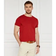 Koszulki męskie - Tommy Hilfiger T-shirt | Slim Fit | stretch - miniaturka - grafika 1