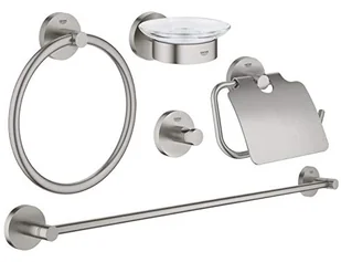 GROHE 40344DC1 Essentials Accessories Set Master 5-in-1 - Pisuary - miniaturka - grafika 1