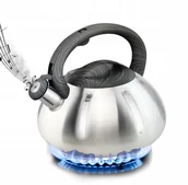 Czajniki na gaz - CZAJNIK ze stali nierdzewnej 3L INDUKCJA gaz szary - miniaturka - grafika 1