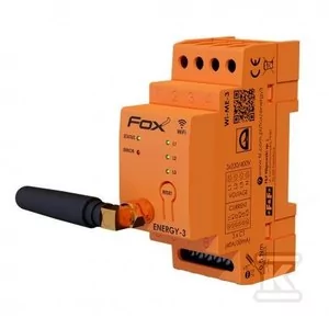Monitor energii elektrycznej WI-FI 3F+N,FOX ENERGY 3, WI-MEF3 100A - Liczniki energii elektrycznej - miniaturka - grafika 1