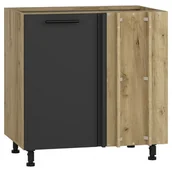 Szafki kuchenne - Szafka kuchenna narożna 100(80) VENTO DN-100/82 antracyt - miniaturka - grafika 1