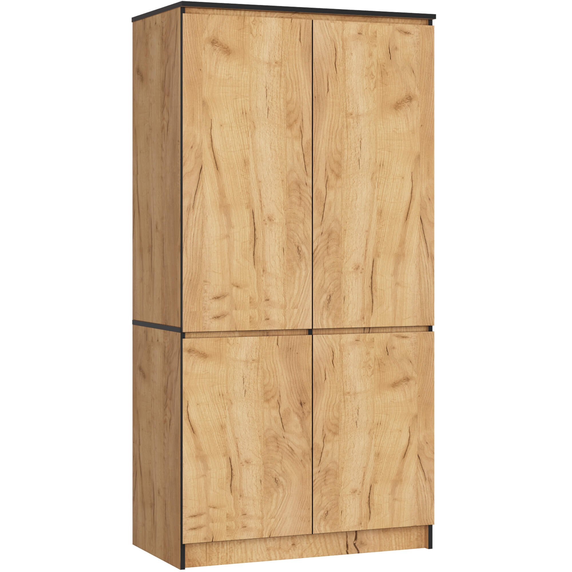 Szafa S90 4 drzwi AKORD Dąb Craft 90x51x180 cm