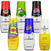 Syropy i koncentraty owocowe - 6x SYROP SODASTREAM PEPSI SCHWIP SCHWAP 7UP LIPTON KONCENTRAT DO SATURATORA - miniaturka - grafika 1
