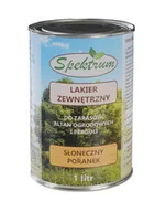 Oczka wodne - Lakier zewnętrzny do tarasów, płotów, pergoli SPEKTRUM "Słoneczny poranek" 1litr - miniaturka - grafika 1