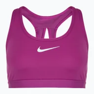 Bielizna sportowa damska - Biustonosz treningowy Nike Swoosh High Support hot fFuchsia / hot fuchsia / white WYSYŁKA W 24H 30 DNI NA ZWROT - miniaturka - grafika 1