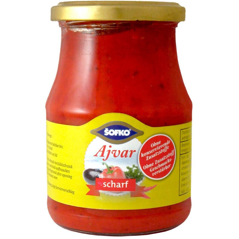 Ajvar Ostra Pasta 350g Sofko