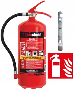 Gaśnica proszkowa 6kg Abc wieszak znak - Moda i Uroda OUTLET - miniaturka - grafika 1