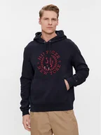 Bluzy męskie - Tommy Hilfiger Bluza Big Icon MW0MW33650 Granatowy Regular Fit - miniaturka - grafika 1