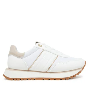 Sneakersy Tommy Hilfiger Low Cut Lace T3A9-33758-1695 S Biały - Buty dla dziewczynek - miniaturka - grafika 1