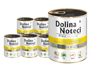 Dolina Noteci PREMIUM bogata w kurczaka 24x800g - Mokra karma dla psów - miniaturka - grafika 1