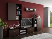 Meble do sypialni - Meblościanka PER LA VITA Ikar, wenge, 210x75x30 cm - miniaturka - grafika 1