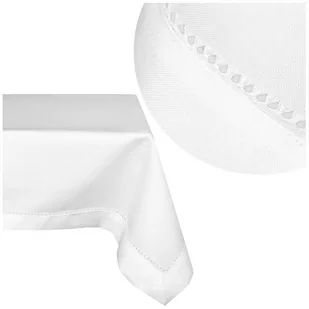 Obrus 140 x 450 Plamoodporny z Mereżką wz. 240_Bia - Obrusy i serwetki - miniaturka - grafika 1