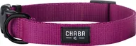 Obroże dla psów - Chaba CHABA OBROŻA TAŚMA REG XXL 30mm/45-78cm BORDO - miniaturka - grafika 1
