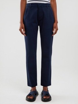 Big Star Spodnie Damskie Chinosy Granatowe Danasi 403 W31 L30
