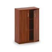 Szafy biurowe - B2B Partner Szafa biurowa Mirelli A+, 800 x 400 x 1200 mm, orzech CF F07414 SS-881 - miniaturka - grafika 1