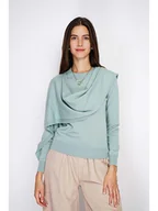 Swetry damskie - William de Faye Sweter w kolorze turkusowym - miniaturka - grafika 1