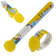 Zabezpieczenia dla dzieci - IMIENNIK OPASKA IDENTYFIKACYJNA DLA DZIECKA IDENTYFIKATOR NA RĘKĘ BAGAŻ - miniaturka - grafika 1