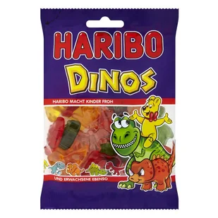 Haribo Dinos Żelki Owocowe W Kształcie Dinozaurów Owocowa Przekąska 100G - Żelki - miniaturka - grafika 1