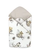 Rożki i beciki - Rożek niemowlęcy 75x75cm BAWEŁNA 100%  SAWANNA - miniaturka - grafika 1