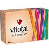Witaminy i minerały - Vitotal dla kobiet 40+, 30 tabletek - miniaturka - grafika 1