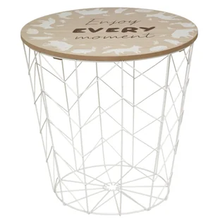 Stolik kawowy Kumi White - Ławy i stoliki kawowe - miniaturka - grafika 1