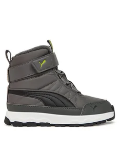 Puma Śniegowce Evolve Boot Ac+ Ps 392645 08 Szary - Buty dla chłopców - miniaturka - grafika 1