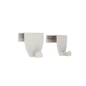 Akcesoria do tablic - Haczyk hak do flipcharta tablicy (2 sztuki), haczyki do zawieszenia bloku kartek haki - miniaturka - grafika 1