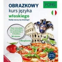 Obrazkowy kurs języka włoskiego. Poziom A1-A2 - Książki do nauki języka włoskiego Obrazkowy kurs języka włoskiego. Poziom A1-A2 - Książki do nauki języka włoskiego - miniaturka - grafika 1