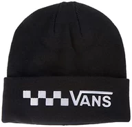 Czapki damskie - Vans Męska czapka Trecker Beanie, czarna, jeden rozmiar, Czarny, Rozmiar uniwersalny - miniaturka - grafika 1