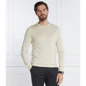 Swetry męskie - Calvin Klein Sweter SILK BLEND CN | Slim Fit | z dodatkiem jedwabiu - miniaturka - grafika 1