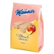 MANNER PFIRSICH BRZOSKWINIA WAFELKI 185g - Batoniki MANNER PFIRSICH BRZOSKWINIA WAFELKI 185g - Batoniki - miniaturka - grafika 1