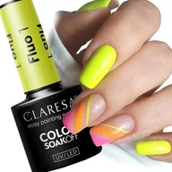 Lakiery hybrydowe - Claresa Fluo 1 Lakier Hybrydowy Uv/led Żółty Tpo Free - miniaturka - grafika 1