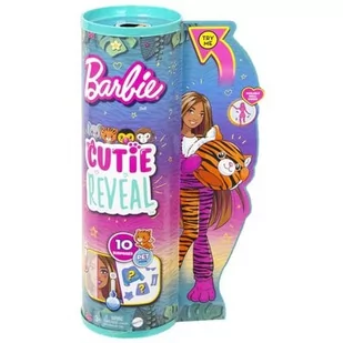 Lalka Barbie Cutie Reveal Tygrys Dżungla HKP99 - Lalki dla dziewczynek - miniaturka - grafika 1