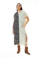 Sukienki - Liquorish Damska sukienka oversize z nadrukiem zwierzęcym z żółtym kołnierzem, na co dzień, wielokolorowa, 12 - miniaturka - grafika 1