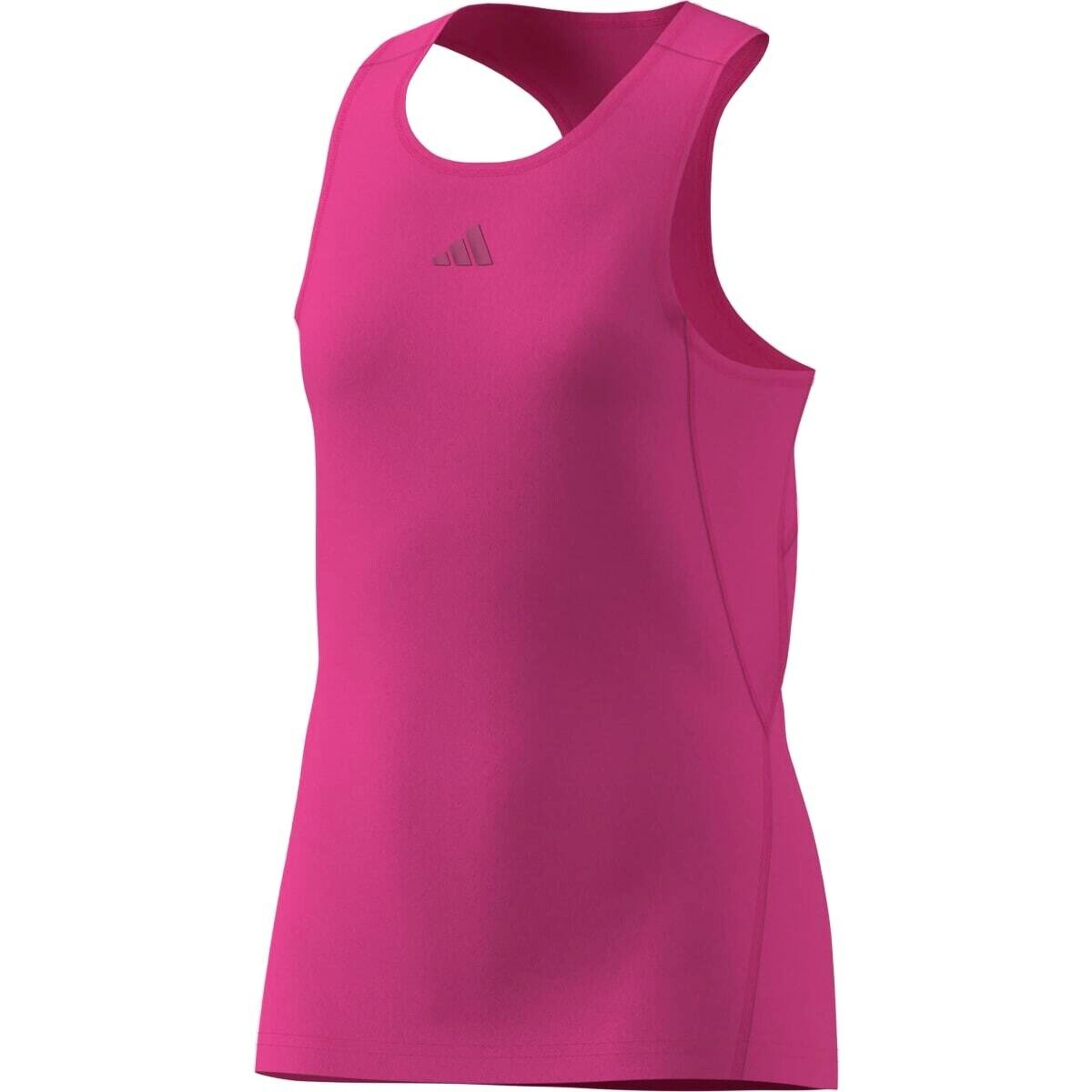 Dziewczęca koszulka adidas Girls Club Tennis Climacool Tank Top Lucid Pink 140 cm