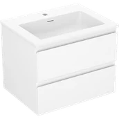 Szafki łazienkowe - Mexen Orio szafka łazienkowa 60 cm z umywalką Otis, 2 szuflady, biała mat - 91A10-06047-2-BFF01-W18M01 - miniaturka - grafika 1