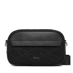 Saszetka Lacoste NH5175BG Czarny - Torby męskie - miniaturka - grafika 1
