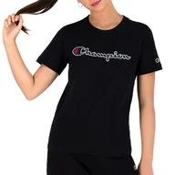 Koszulki i topy damskie - Champion Organic Cotton Script Logo > 114472-KK001 - miniaturka - grafika 1