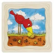 Układanki dla dzieci - Goki Nakładanka wielowarstwowa, Rozwój drzewa - miniaturka - grafika 1