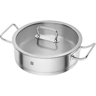 Patelnie - Zwilling Patelnia sauté z uchwytami i pokrywą Pro 28cm 65127-280-0 - miniaturka - grafika 1