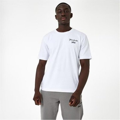 Everlast x Yiannimize biała koszulka męska, Rozmiar XL