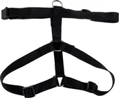 Szelki dla psów - Zolux ZOLUX Szelki dla psa nylonowa taśma 50/90cm 25mm kol. czarny - miniaturka - grafika 1