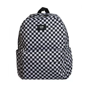 Plecak szkolny Vans Old Skool Check Kratka Biało-Czarny - VN000H4XY281 - Plecaki - miniaturka - grafika 1