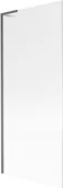 Parawany nawannowe - Mexen Next L parawan nawannowy 1-skrzydłowy 80 x 150 cm, prążki, gun gray szczotkowana - 895-080-000-03-09-66 - miniaturka - grafika 1