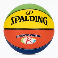Koszykówka - Piłka do koszykówki Spalding Rookie Gear Leather multicolor rozmiar 5 - miniaturka - grafika 1