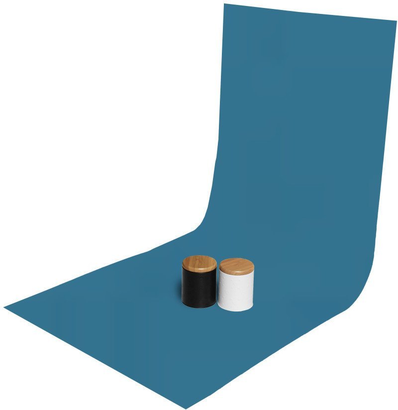 GlareOne tło PVC 60x130 cm - turkusowe