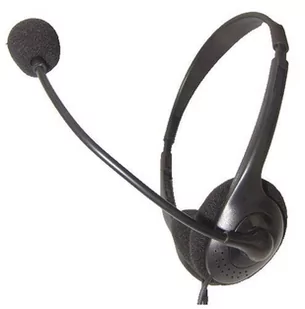 LogiLink HS0002 czarne - Słuchawki - miniaturka - grafika 1