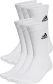 Skarpety termoaktywne - Skarpety adidas Cushioned Sportswear Crew Socks 6 Par białe HT3453 37-39 - miniaturka - grafika 1